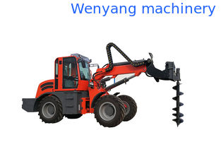 China 2.5ton earth machienry 4WD  telescopic handler  with earth auger supplier